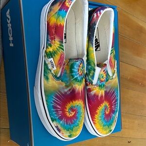 Vans Multicolor Tie-Dye Slip-Ons